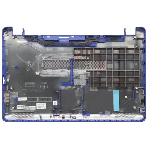 Корпус для ноутбука HP 15-bs синяя нижняя часть (Без DVD-привода)