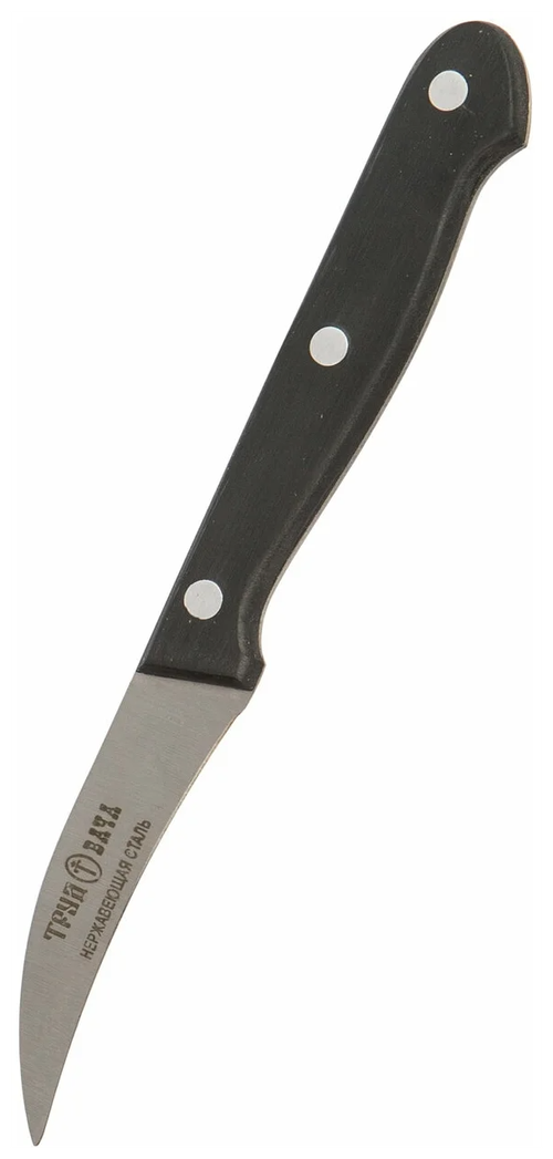 Набор ножей Труд Вача Европа, лезвие: 7 см, черный/серебристый