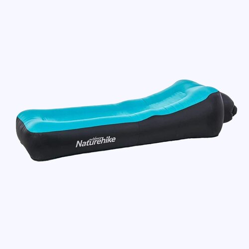 Коврик надувной Naturehike 2022 20Fcd-Double Layer Portable Air Sofa Bed (Синий)