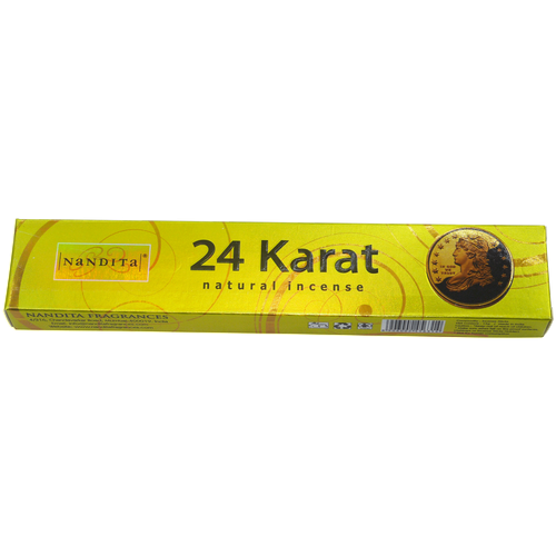 Благовония Nandita 24 KARAT 15g (24 Карата) 15 г, 12 палочек