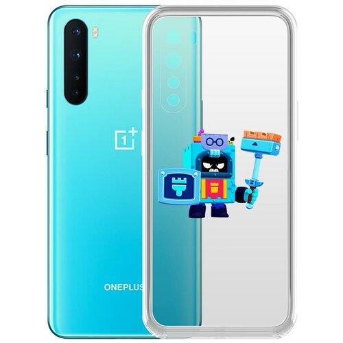 фото Чехол-накладка clear case brawl stars-эш для oneplus nord krutoff group