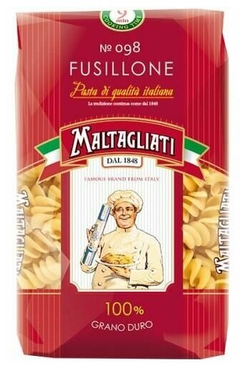 Maltagliati Макаронные изделия Fusillone Фузилоне, 450 г, 3 шт. - фотография № 2