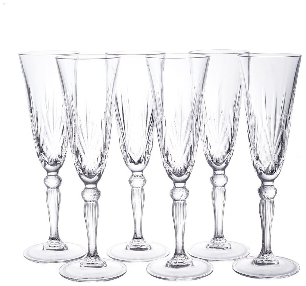 фото Набор бокалов RCR Melodia для шампанского