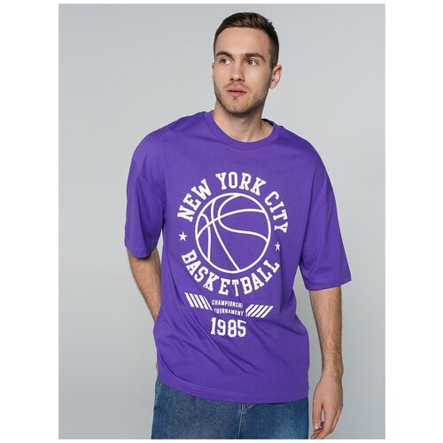 фото Футболка твое 82348 размер m, фиолетовый