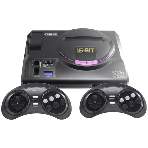 SEGA Retro Genesis HD Ultra + 225 игр (2 беспроводных 2.4ГГц джойстика, HDMI кабель)