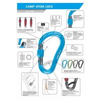 Карабин альпинистский Camp Карабин Atom Lock | CAMP (Зелёный)