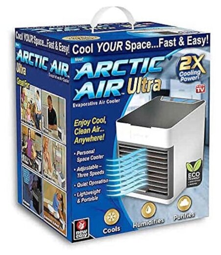 Мини Кондиционер - вентилятор Arctic Air Storm Ultra со сменным фильтром, ночной подсветкой и питанием от USB - фотография № 9