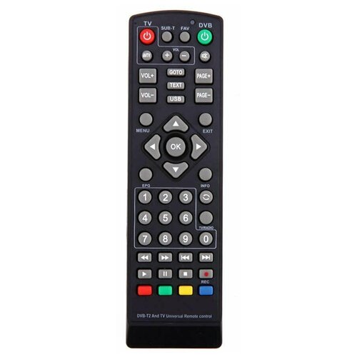 Huayu DVB-T2+TV ver.2019 (20763) пульт дистанционного управления универсальный (ПДУ) для приставок