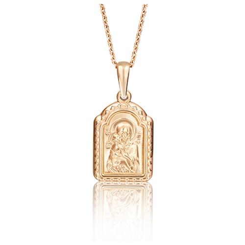 PLATINA jewelry Золотая иконка без камней 03-2412-00-000-1110-01