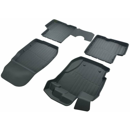 Коврики резиновые в салон 3D PREMIUM для Renault Duster 2WD/4WD (2017-)