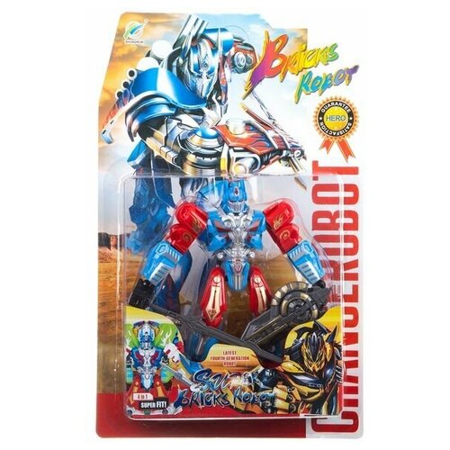 Трансформер робот, CRD 37х23x6 cм,4 вида, арт. 18-2