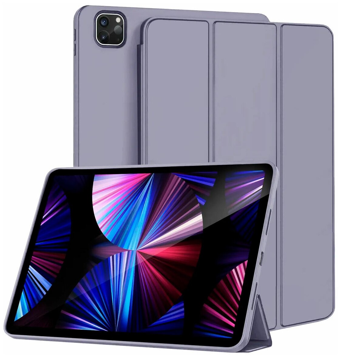 Чехол для планшета Apple iPad Pro 11 (2021) / iPad Pro 11 (2020) из мягкого силикона трансформируется в подставку