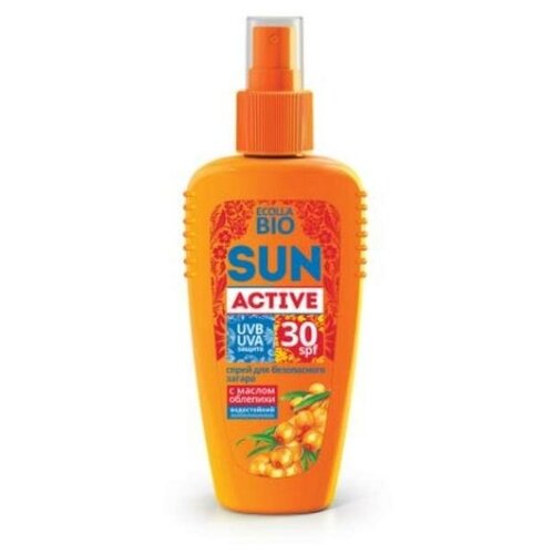 Спрей для безопасного загара SPF 30 Ecolla-BIO 