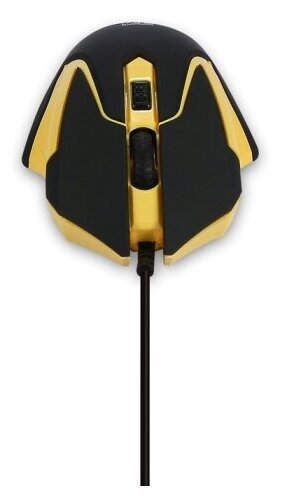 Проводная мышь JetA Comfort OM-U57 чёрно-жёлтая 10001600dpi 3 кнопки USB