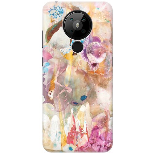 фото Re:pa накладка transparent для nokia 5.3 с принтом "радость весны"