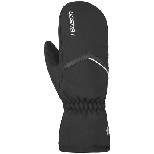 Варежки горнолыжные REUSCH Marisa Mitten Black/White (6 UK, Чёрный)