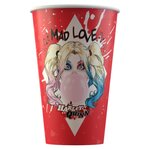 ND Play Стаканы одноразовые бумажные Harley Quinn-1, 330 мл, 6 шт. - изображение