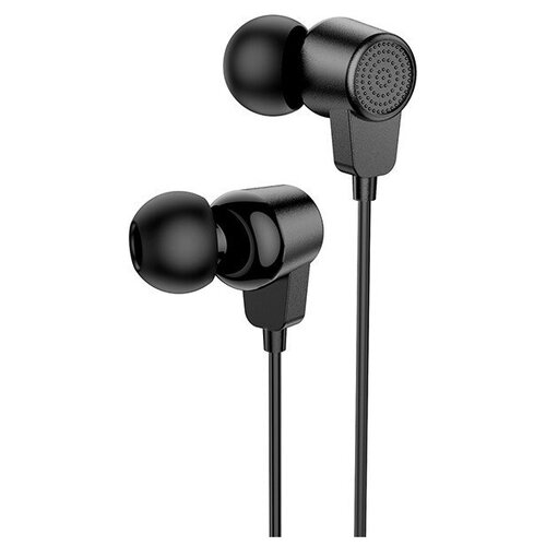 Проводные наушники BOROFONE BM64 Goalant Jack 35mm 12 м черный контроллер с микрофоном 38700₽