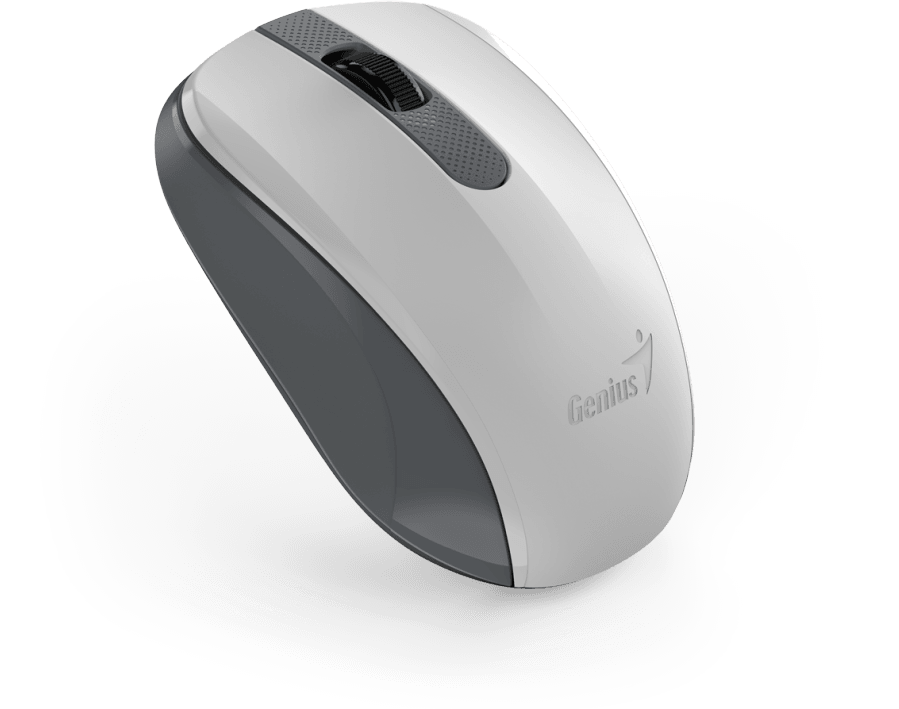 Мышь беспроводная NX-8008S белый/серый тихая