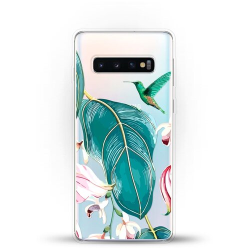 фото Силиконовый чехол колибри на samsung galaxy s10 andy & paul
