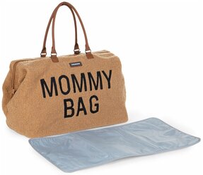 Сумка для мамы и малыша Childhome Mommy Bag Teddy с пеленальным ковриком