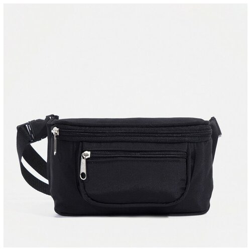 фото Сумка поясная зфтс, черный, мультиколор