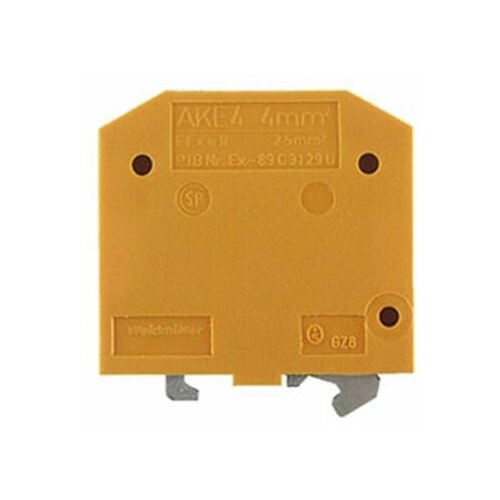 AKE4 Клеммник заземляющий AKZ Weidmuller, 0380260000