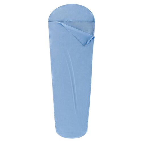 Вкладыш для спального мешка Ferrino Comfort Liner Mummy, голубой, молния с левой стороны