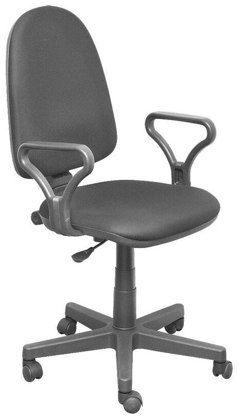 Кресло для персонала UTFC, Престиж Самба С73 (серый, ткань) - фотография № 1