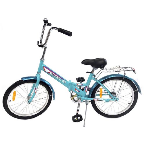 Складной городской велосипед Stels 20 Pilot 310 рама 13 2016 года бирюзовый 980000₽