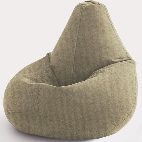 Bean Joy кресло-мешок Груша, размер ХXXXL, мебельный велюр, бежевый