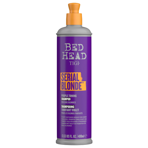 TIGI Bed Head Serial Blonde Purple Toning Shampoo 400 ml шампунь для волос olaplex шампунь тонирующий система защиты осветленных волос no 4p blonde enhancer toning shampoo