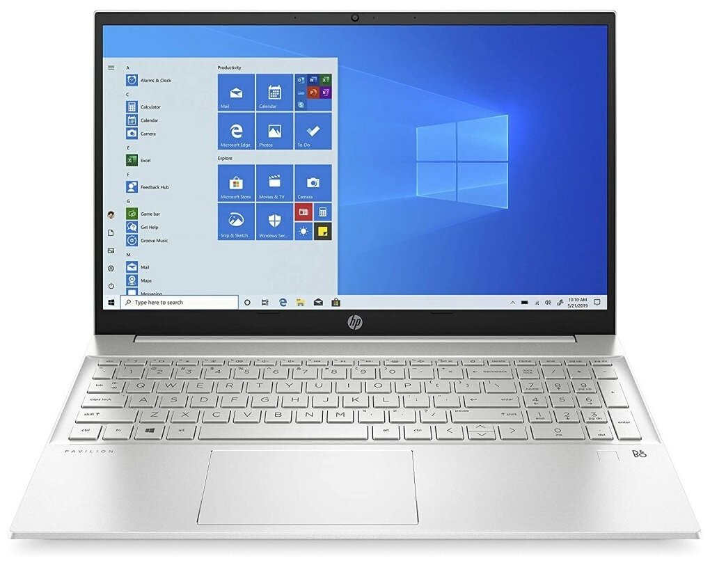 Ноутбук HP Pavilion 15-eg0125ur 1568SSD 512серебристый