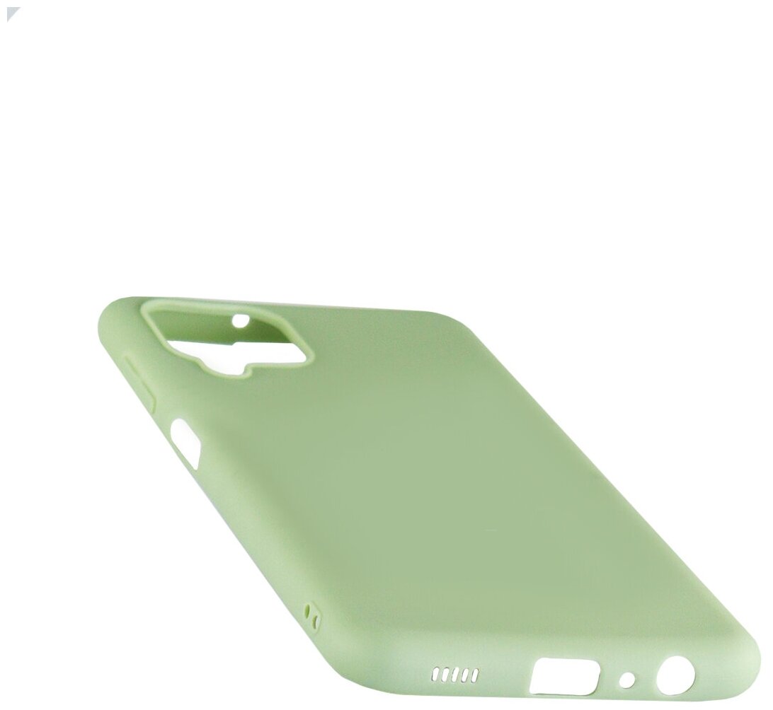 Чехол защитный TPU LuxCase для Samsung Galaxy M32, Зелёный, 1,1 мм - фото №3