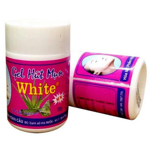 Тайская очищающая маска гель для удаления черных точек с бумажными полосками Gel Hut Mun White, 22 гр.