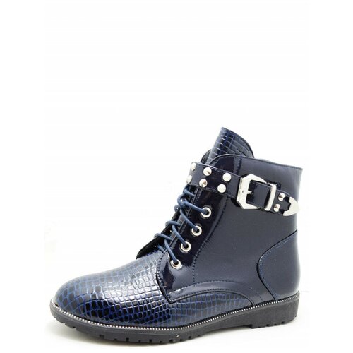 Leopard Kids 167901V детские п/сапоги синий искусственный лак, Размер 37