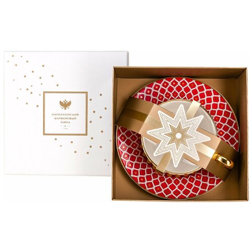 Чашка с блюдцем ИФЗ Идиллия, Скарлетт-1, 250мл 81.26826.00.1