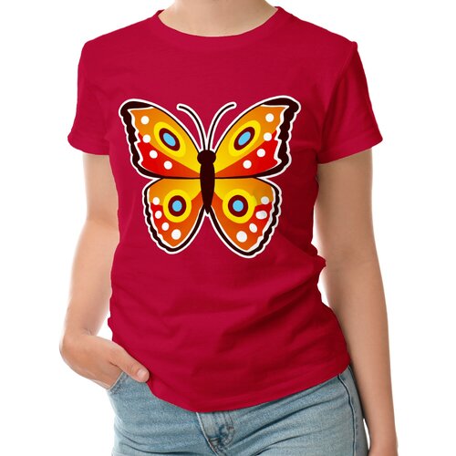 фото Футболка roly, размер s, красный