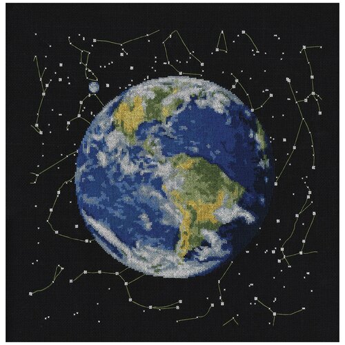 фото Набор для вышивания "panna" pz-0301 ( пз-0301 ) "планета земля"