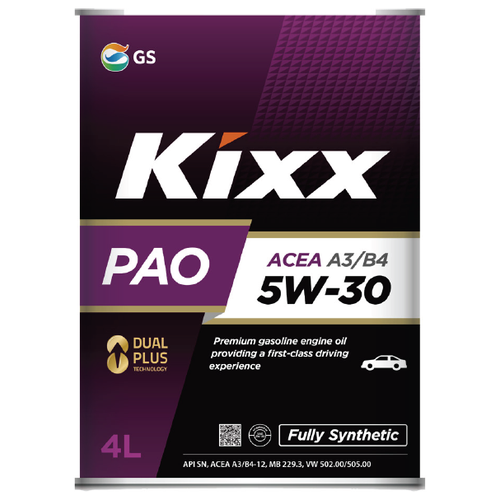 фото Масло моторное kixx pao 5w-30 api sn/cf, acea a3/b4 1л