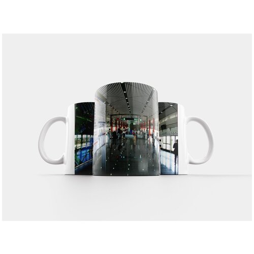 фото Кружка "пекин, городская железная дорога, железнодорожная станция" 320 мл lotsprints