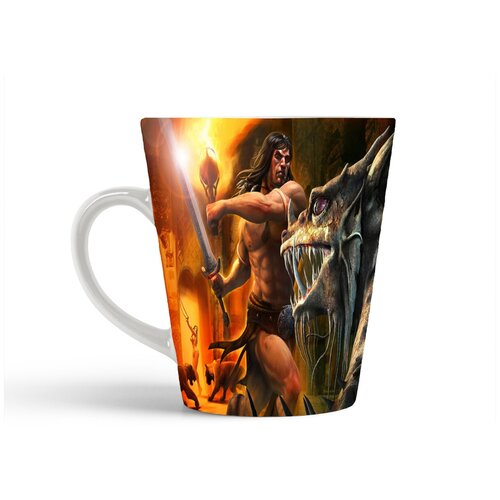 фото Кружка-латте coolpodarok conan конан варвар чудовища