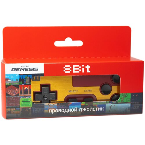 Геймпад RETRO GENESIS Controller 8 Bit P1 для Dendy красный 130000₽