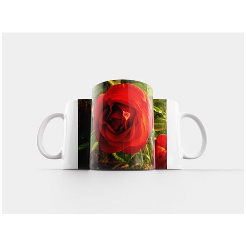 фото Кружка "цветок, цвести, красный" 320 мл lotsprints