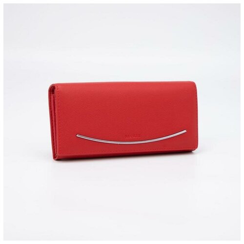 фото Кошелёк на магнитах, цвет красный gorodok