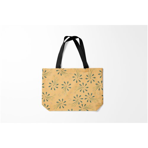 фото Сумка-шоппер / 46х35 см / парные для двоих / все принты пестики тычинки burnettie