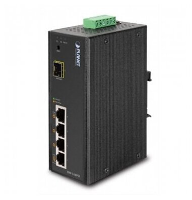 Коммутатор PLANET IP30 ISW-514PTF black