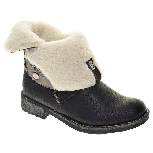 фото Полусапоги rieker peggy, размер 37, черный