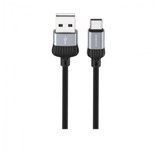 Кабель Borofone BX28 Type-C 3A 1м borofone bx28 кабель usb lightning 8 pin для iphone ipad 3a 1м