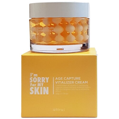 капсульный крем для лица i m sorry for my skin age capture hydrating cream 50 гр Антиоксидантный капсульный крем ultru: I'm Sorry For My Skin Age Capture Vitalizer Cream, 50 г